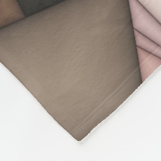 Colorful Peacock Mosaic Fleece Blanket (Ecke)