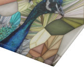 Colorful Peacock Mosaik Chopping Board Schneidebrett (Ecke)