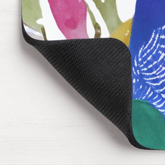 Colorful Peacock Mousepad (Ecke)