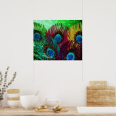 Colorful Peacock Poster (Küche)