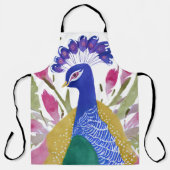 Colorful Peacock Schürze (Vorderseite)