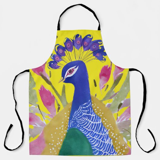 Colorful Peacock Schürze (Vorderseite)