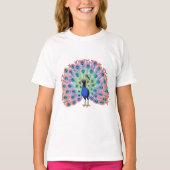 Colorful Peacock T-Shirt (Vorderseite)