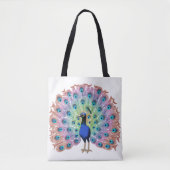 Colorful Peacock Tasche (Vorderseite)
