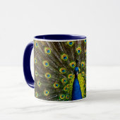 Colorful peacock tasse (Vorderseite Links)