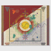 Colorful Persian Carpet mandala pattern  Geschenkpapier (Flach)