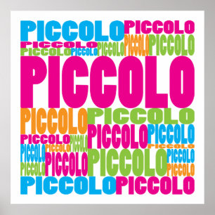 Colorful Piccolo Poster