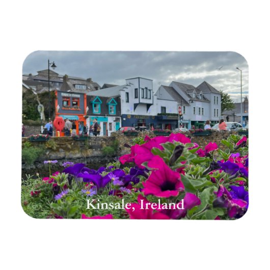 Colorful Pier Street in Kinsale, Irland Magnet (Horizontal)