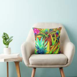 COLORFUL PINEAPPLE  PATTERNS  KISSEN