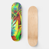 COLORFUL PINEAPPLE PATTERNS SKATEBOARD (Vorderseite)