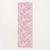 Colorful Pink Floral Cherry Blossom Pattern  Yogamatte (Vorderseite)