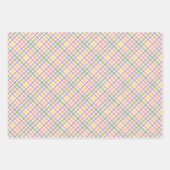 Colorful Pink, Yelow, Green and Blue Pattern Geschenkpapier Set (Vorderseite 3)