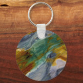 Colorful Piute Jasper Schlüsselanhänger (Vorderseite)