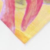 Colorful Playful Birds Fleecedecke (Ecke)