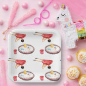 Colorful Playground Birthday Party Pappteller (Party)