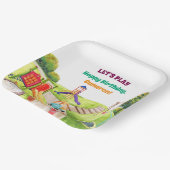 Colorful Playground Birthday Party  Pappteller (Gewinkelt)