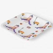 Colorful Playground Birthday Party Pappteller (Gewinkelt)