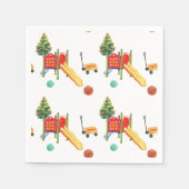 Colorful Playground Birthday Party Serviette (Vorderseite)