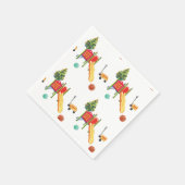 Colorful Playground Birthday Party Serviette (Ecke)