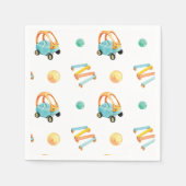 Colorful Playground Birthday Party Serviette (Vorderseite)