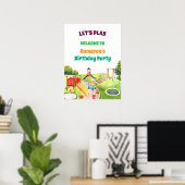 Colorful Playground Birthday Party Welcome Poster (Heimbüro)