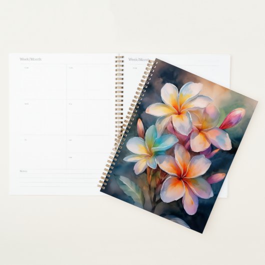 Colorful Plumeria Planner Planer (Anzeige)