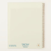 Colorful Plumeria Planner Planer (Rückseite)