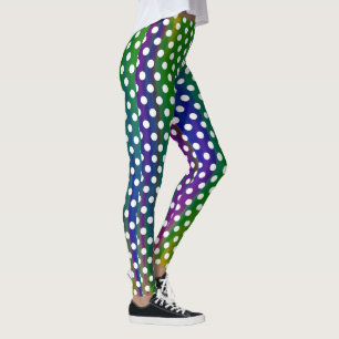 Colorful Polka Dots Girly Trendy Modeerscheinungen Leggings
