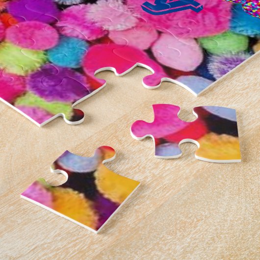 Colorful Pom Poms Jigsaw Puzzle (Seite)