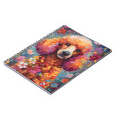 Colorful Poodle Notizblock (Linke Seite)