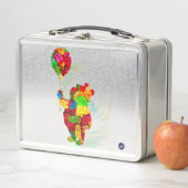 Colorful Pooh  Metall Brotdose (Beispiel)