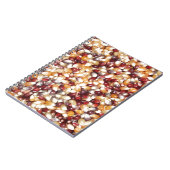 Colorful Popcorn Kernels Notizblock (Linke Seite)