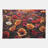 Colorful Poppies Geschirrtuch (Horizontal)