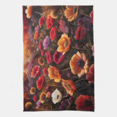 Colorful Poppies Geschirrtuch (Vertikal)