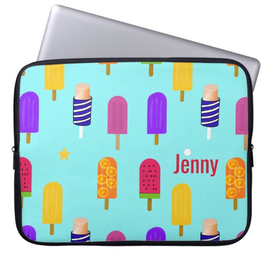 Colorful Popsiver Laptop Sleeve (Vorderseite)