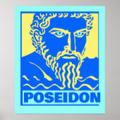 Colorful Poseidon Print Poster (Vorne)