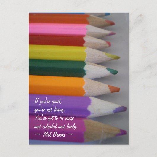 Colorful Postkarte (Vorderseite)