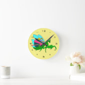 Colorful Praying Mantis Runde Wanduhr (Zuhause)