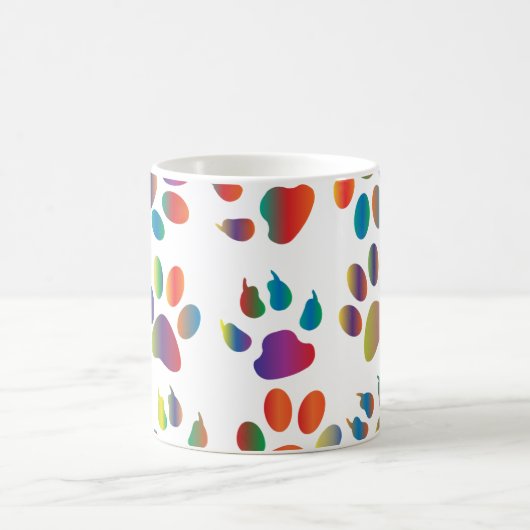 Colorful prismatic rainbow animal kaffeetasse (Mittel)