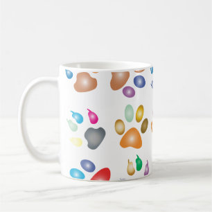 Colorful prismatic rainbow animal kaffeetasse