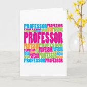 Colorful Professor Karte (Gelbe Blume)