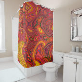 Colorful psychedelic background made of interweavi duschvorhang (Beispiel)