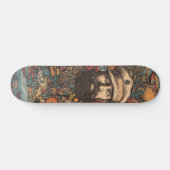 Colorful psychedelic Captain Nemo Skateboard (Horizontal)