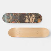 Colorful psychedelic Captain Nemo Skateboard (Horizontal)