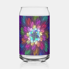 Colorful Psychedelic Flower Abstract Fractal Art Dosenglas