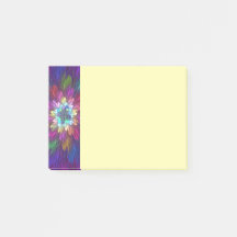 Colorful Psychedelic Flower Abstract Fractal Art