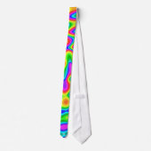 Colorful Psychedelic Neck Tie Krawatte (Rückseite)