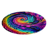 Colorful Psychedelic Spiral Art Schneidebrett (Ecke)