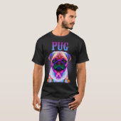 Colorful Pug Dog Breed Pullover  (Vorne ganz)