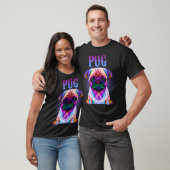 Colorful Pug Dog Breed Pullover  (Unisex)